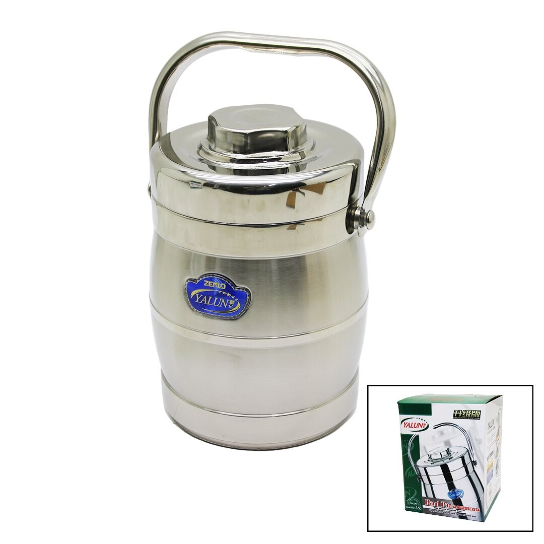 Yalun-10783 ( Metal Kova ) ( 3lü ) Sefer Tası Saklama Kabı ( 1.6lt= 400-600-600ml )*24