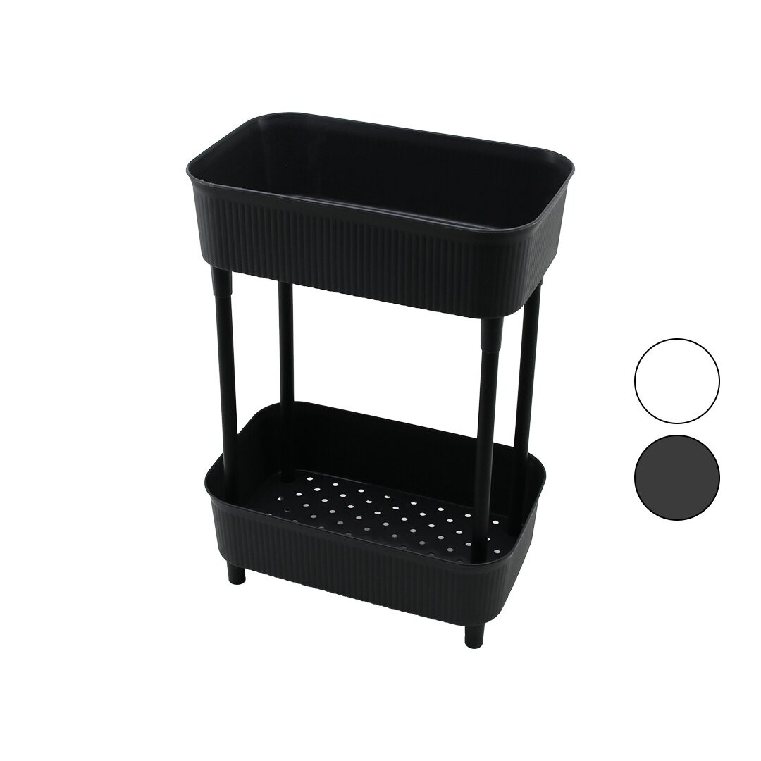 Timex Tim-992 ( 2 Katlı ) Düzenleyici Organizer ( Plastik Raf Ünitesi ) ( 29.5 X 18 X 41.5cm ) ( Mutfak & Banyo & Çok Amaçlı )*6=K