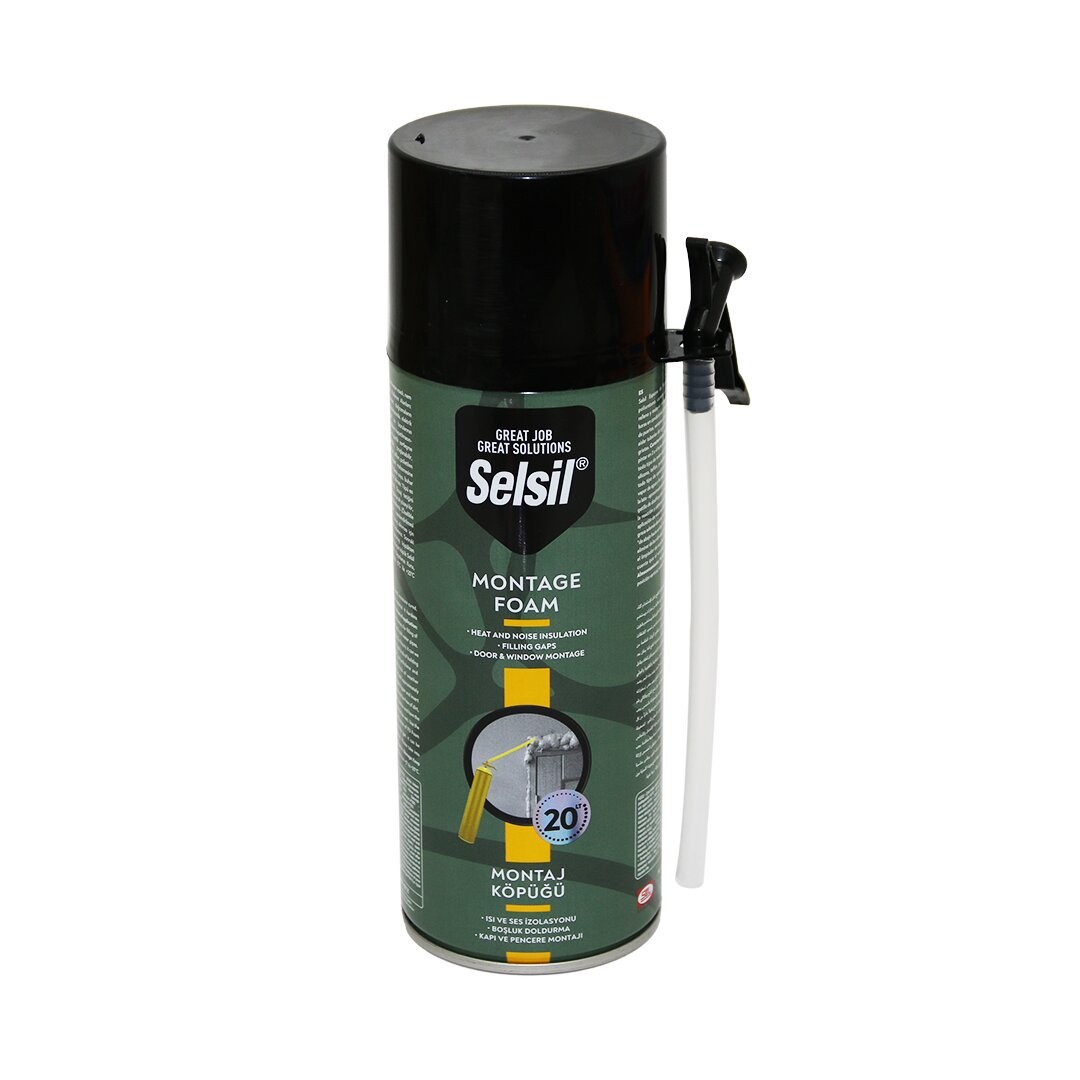 Selsil Pu Köpük ( 300ml ) Montaj Köpük 320gr*12=K