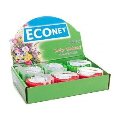 Econet ( wc & Banyo ) Koku Giderici ( Plastik Askılı Sepetli ) ( 50gr ) *12x24