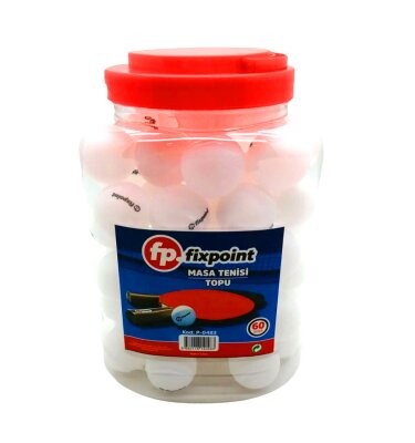 Fixpoint P-0483 Beyaz Çantalı Pinpon Topu*60x24