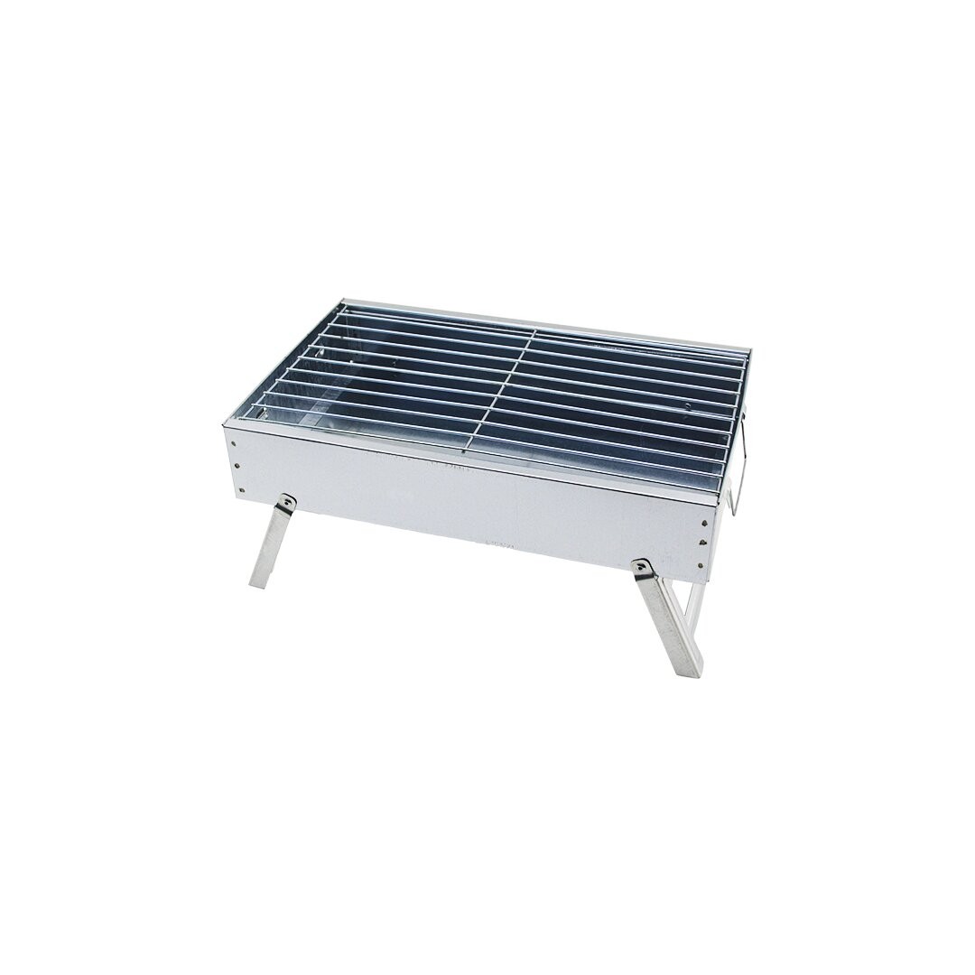Mizan Mangal ( 25x40cm ) ( Katlanır Ayaklı ) Pratik Galvaniz Metal Mangal*12
