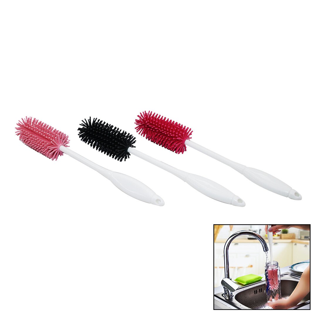 Plastlife- Kp-139 Şişe & Biberon Temizleme Fırçası Silikon ( Termos & Sürahi & Kavanoz & Kettle & Matara )*36