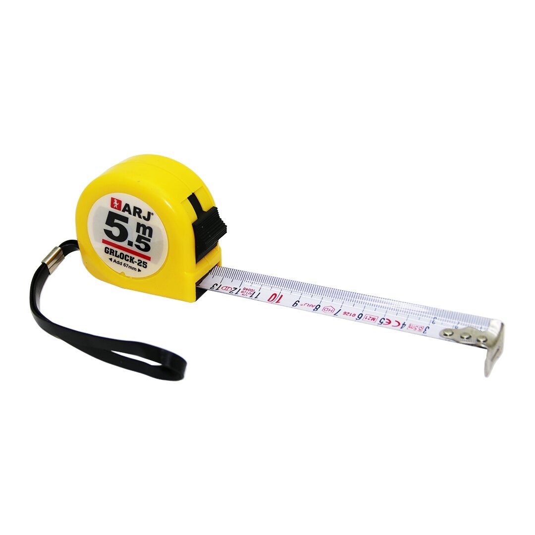 Arj Grlock-25 ( 5.5mtx25mm ) Çelik Şerit Metre*12x12