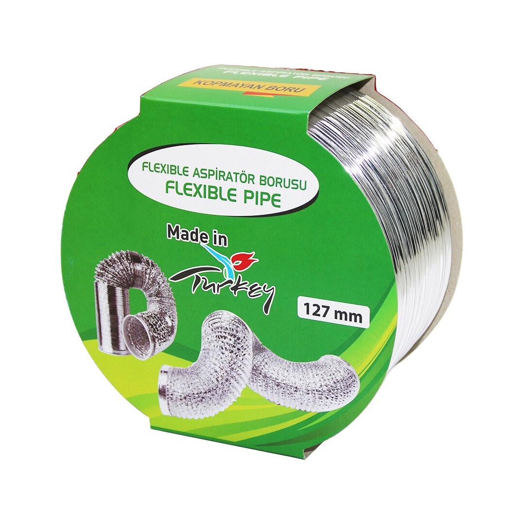 Flexıble Pıpe Aspiratör Borusu 127mmx1.5mt*72