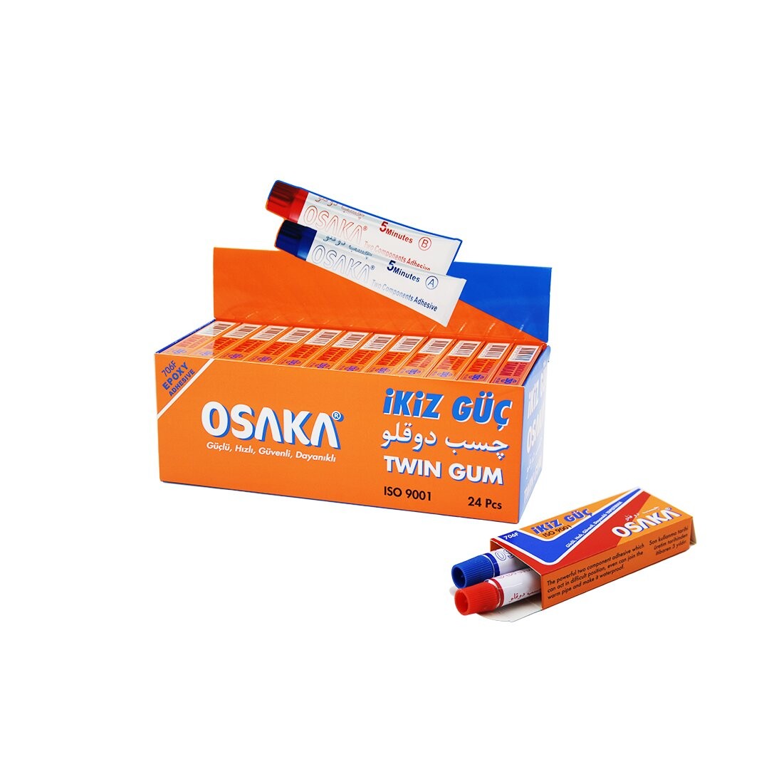 Osaka-706f Oıg-222 Ikiz Tüp Iran Yapıştırıcı 20gr*24x24