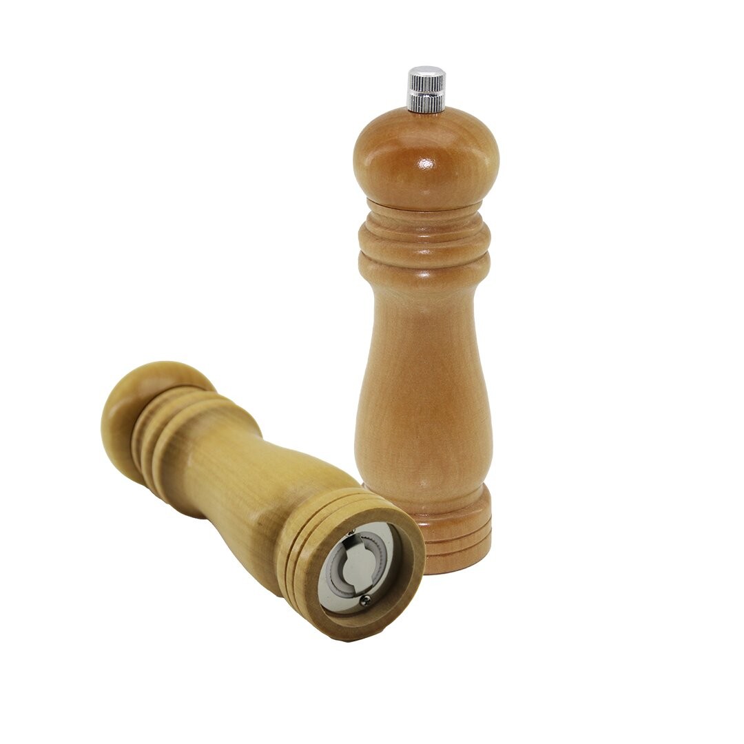 Dmr Home Dmr-8293 ( Büyük= Çap: 4.5cm & Uzunluk: 17cm ) ( Ahşap ) Tuz & Baharat Öğütücü*72