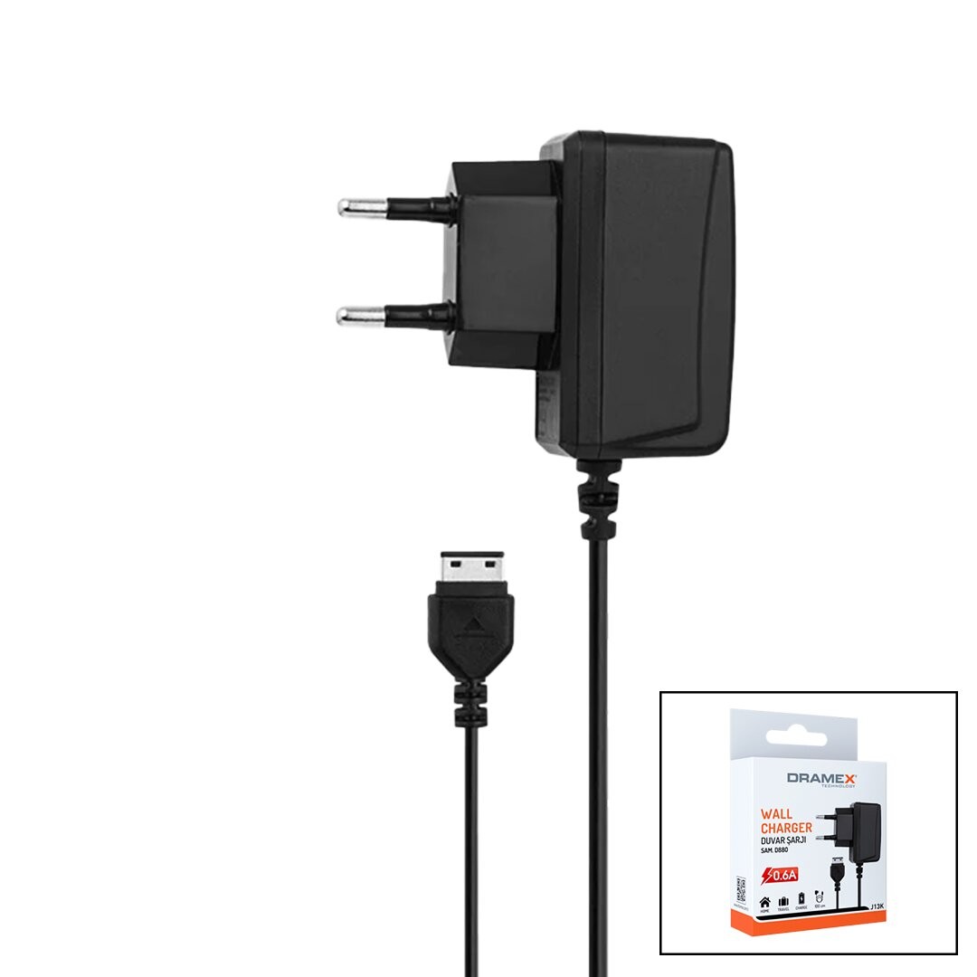 Dramex J13-K D880 ( Micro & Samsung ) ( Set ) Ev Şarj Aleti ( 0.6a )*24