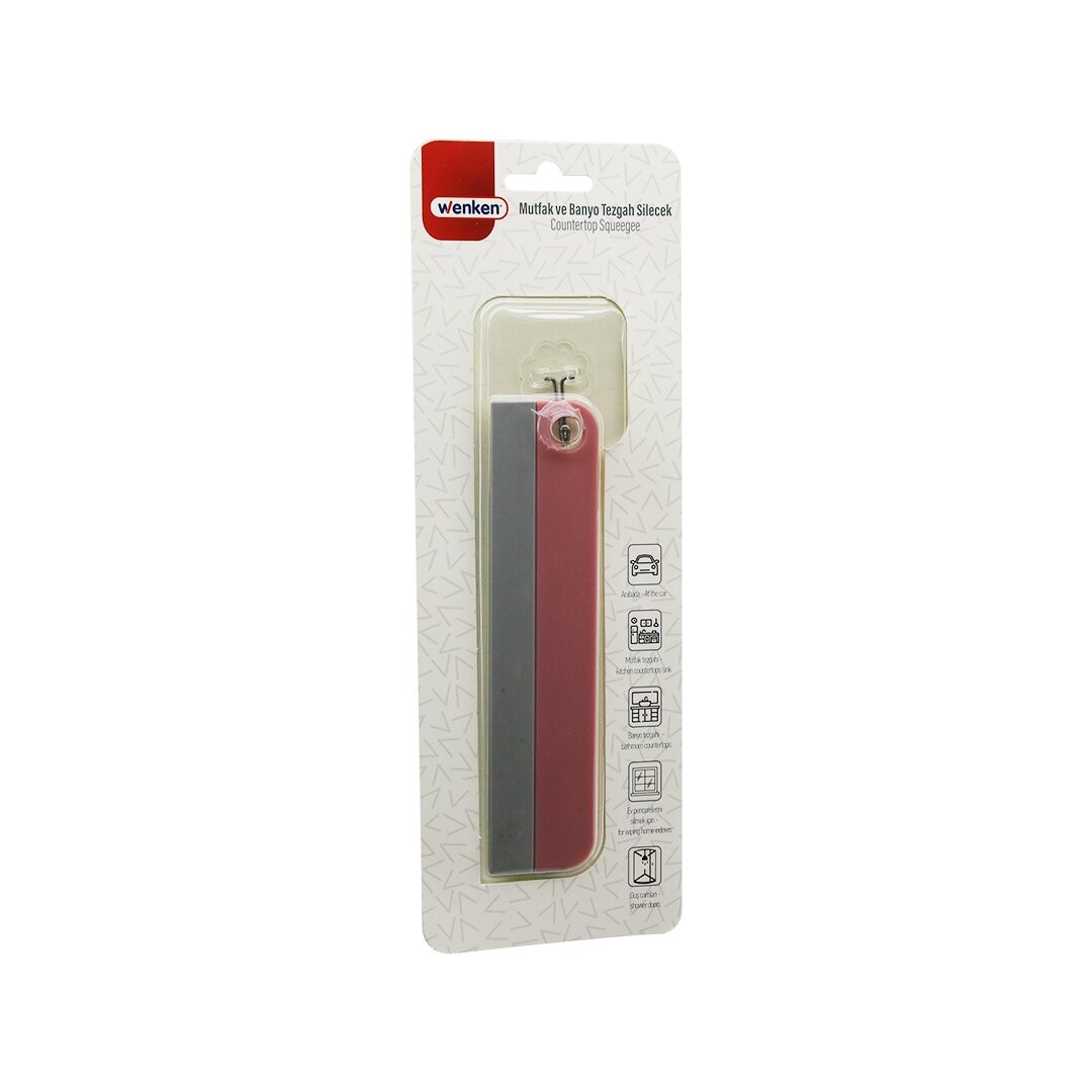 wenken Ur-3455 (Mutfak-Banyo Tezgah) (Oto-Ev Pencere) Silecek Camsil & Çekpas (Sapsız & Tutacaklı) (Askılıklı) (17.5cm)*60