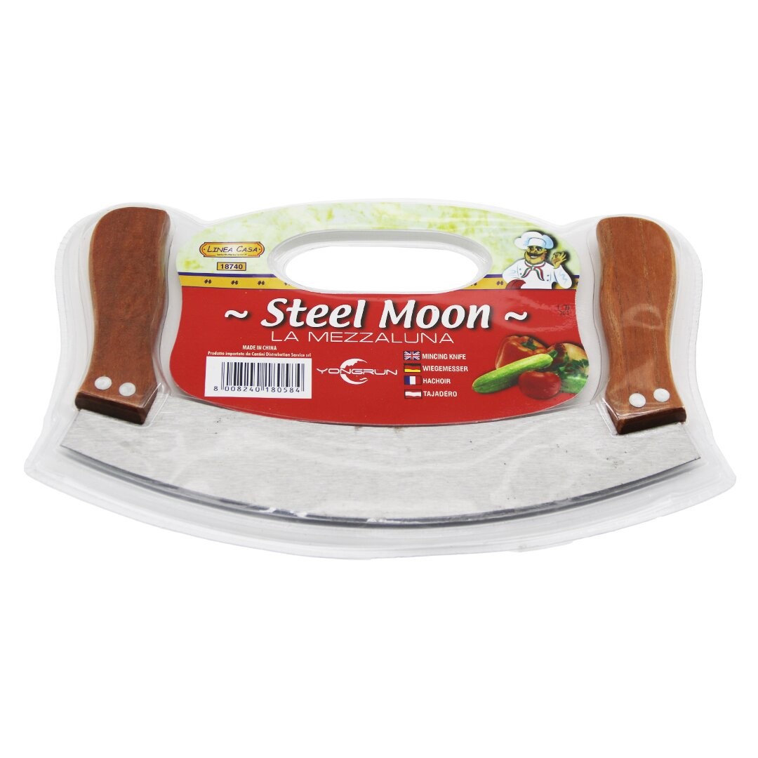 Lınea Casa-18740 Steel Moon ( Çift Ahşap Saplı ) Zırh Bıçak ( Kesici & Doğrayıcı )*144