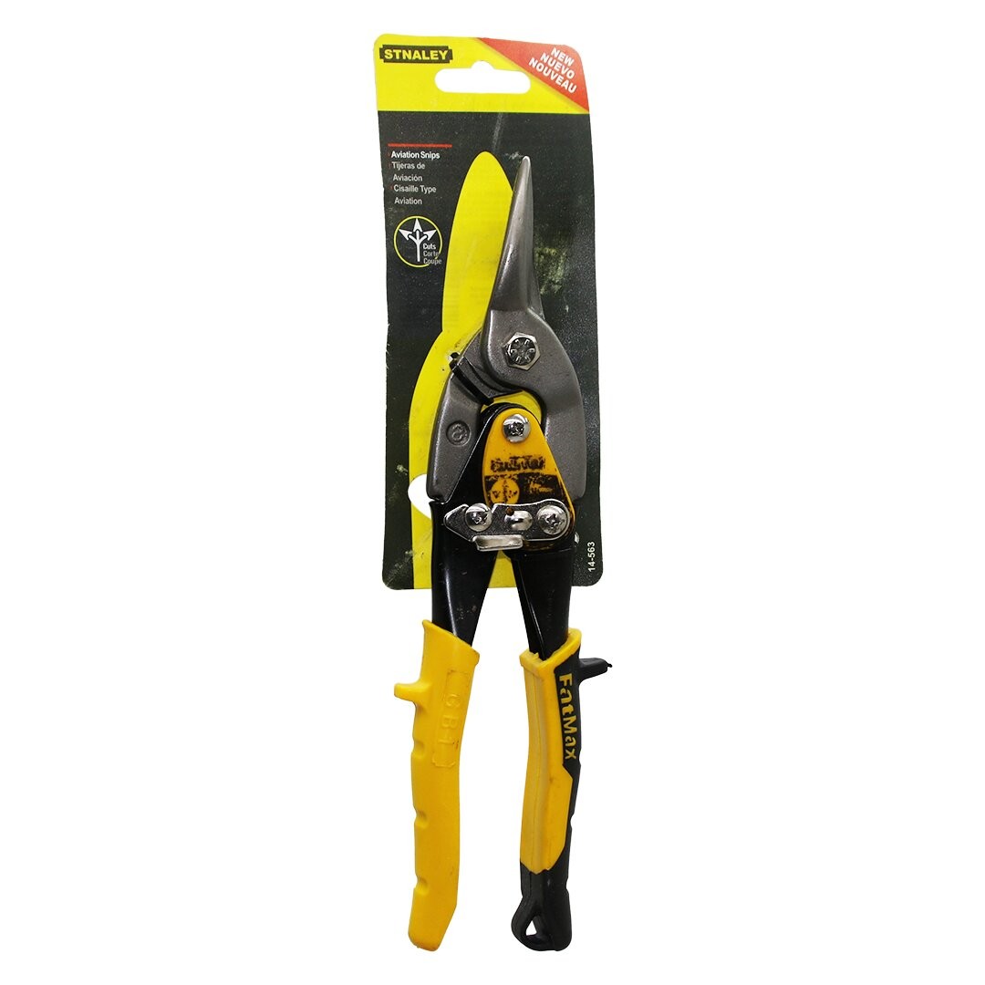 Soatury Famtax 13-563 Stnaley-14-563 Lrd-32 (Metal) (Sac & Teneke) Kesme Makası (Renkli Plastık Kılıflı Sap)*4x15