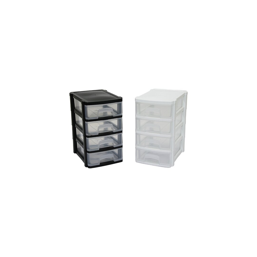 Super-Bag Asr-5032 ( Tonton & Mini ) Çekmece 4 Katlı ( 10.3x13.9x16.6cm )*36