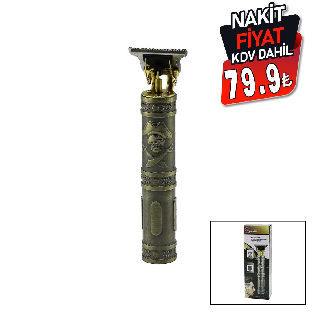 Ranchi Rc-T99 ( Cobra Serisi ) ( T Bıçak ) ( Usb Şarjlı ) ( Ense Çizim & Saç Sakal Kesme ) Traş Makinesi ( 1200mah )*100