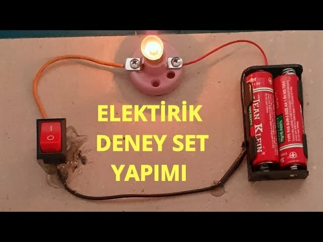 Emin Em-300 Iş Eğitimi Elektrik Deney Seti*10x18