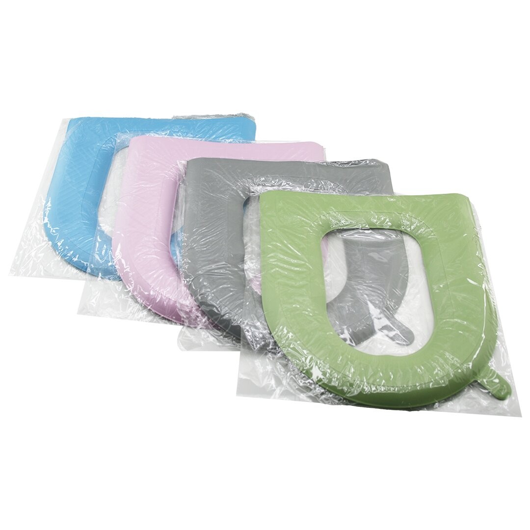 Hqz Enf-1037 Klozet Oturak Kılıfı ( Eva Ped ) ( Oturak Kaldırma Kulaklı ) ( Renkli ) ( Yapışkanlı )*200