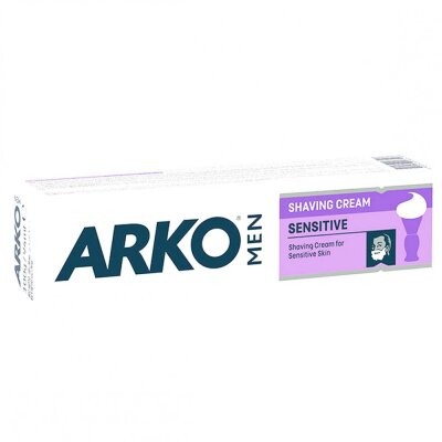 Arko Men Traş ( Krem ) ( Sensitive & Mor & Hassas Ciltler) 90gr*12x6