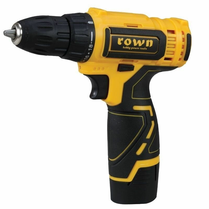 Rown Rn-6012 ( Akülü ) Matkap ( 12v ) ( 0-700 Rpm ) ( 10mm & 3/8" ) ( 1300mah ) ( Şarj Süresi: 3-5 Saat )*10