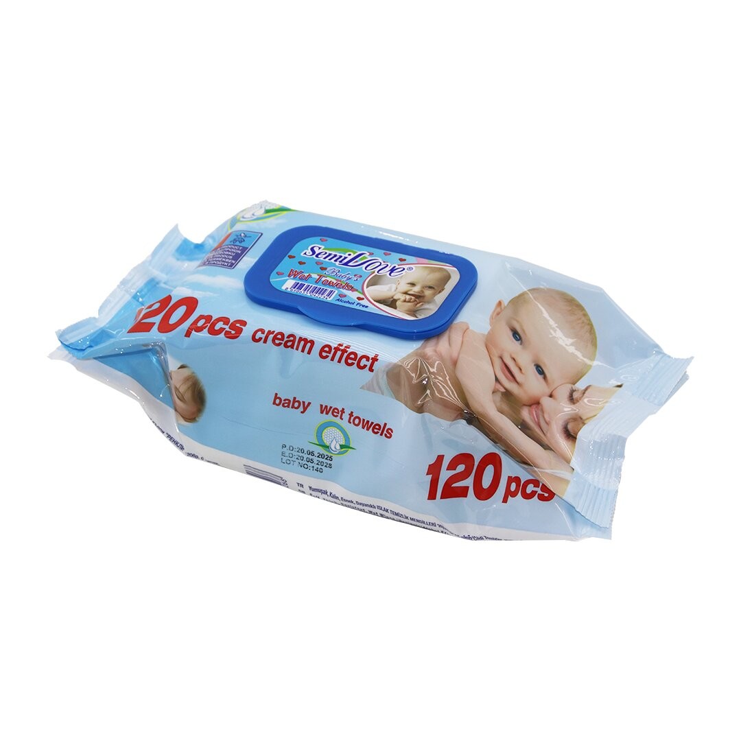 Semilove ( 120pcs ) Islak Mendil ( Plastik Kapaklı )*24=K