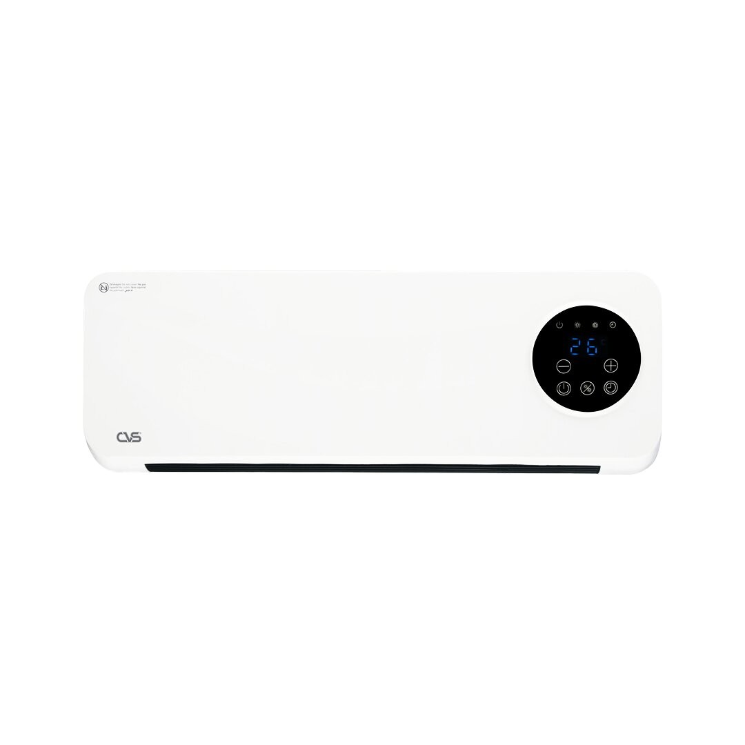 Cvs Dn-3053 ( Kumandalı ) ( Soğuk & Sıcak ) ( Duvar Tipi ) Fanlı Isıtıcı (Led Dokunmatik Dijital Ekran) (2000w)*1
