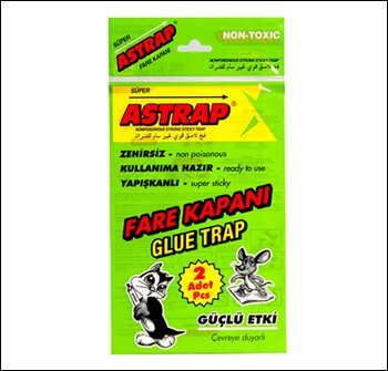 Brofar Astrap ( 2pcs ) Fare Yapışkanlı Kağıt Kapan*12x8