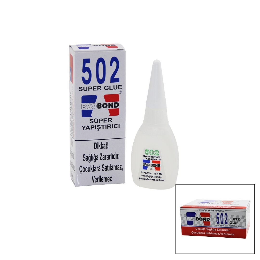 Evobond 502 Super Japon Orjinal Yapıştırıcı*50x10