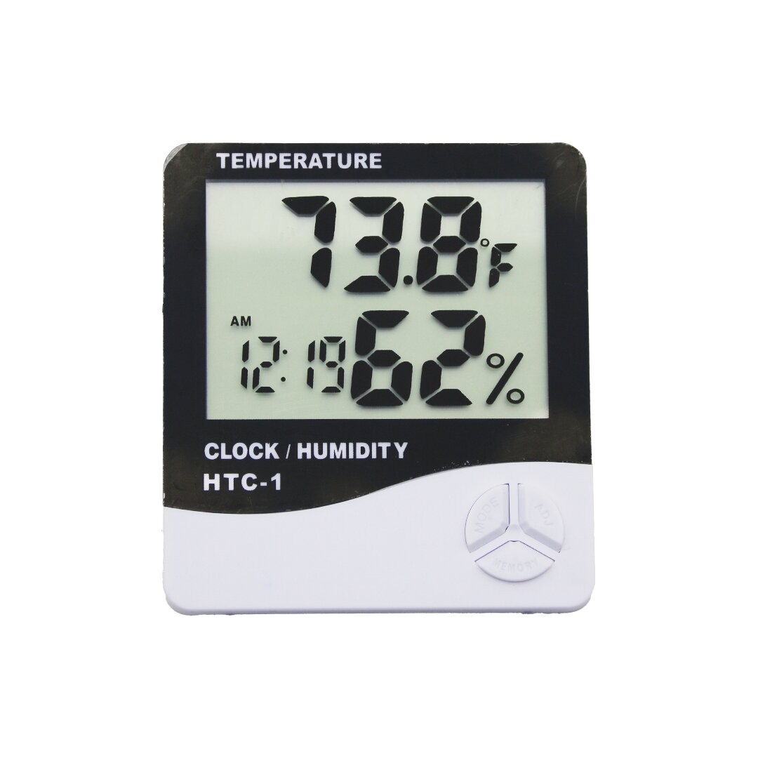 Temperature Operatıon Manual For ( Htc-1 ) No-1184 Dijital Saat & Sıcaklık & Nem Ölçer*180