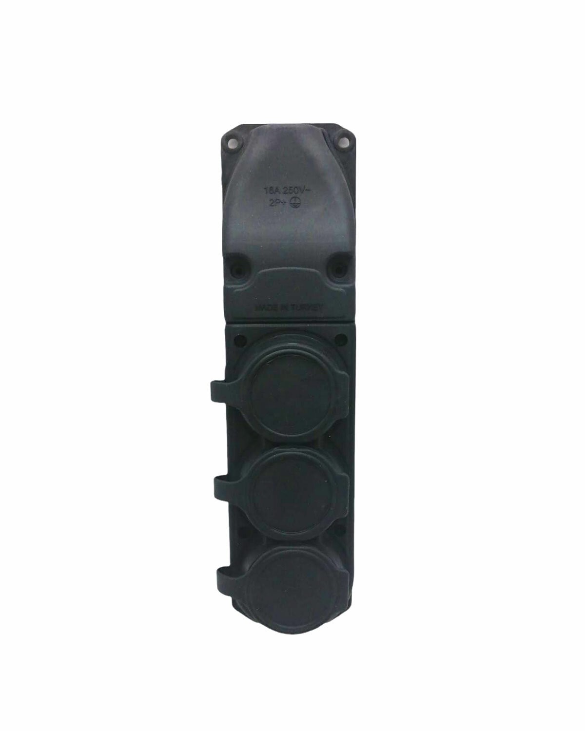 Ibico ( 3lü ) ( Kaucuk ) Topraklı ( Klemens Kapaklı ) ( 16a & 250v )*72