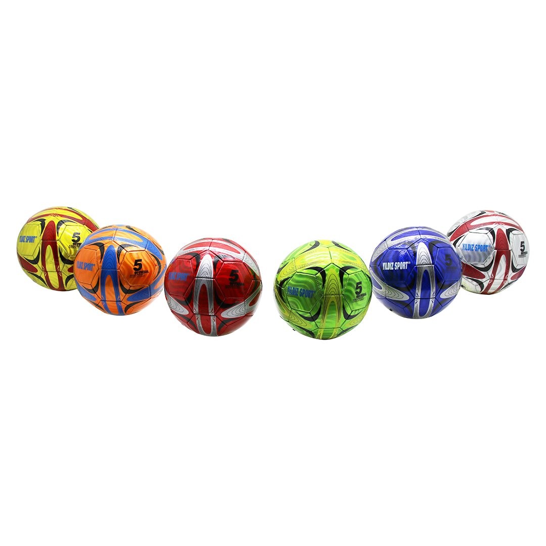 Yıldız Sport Yld-03 ( Futbol ) Topu ( Dikişli ) ( Parlak Renkli ) ( 280gr )*100