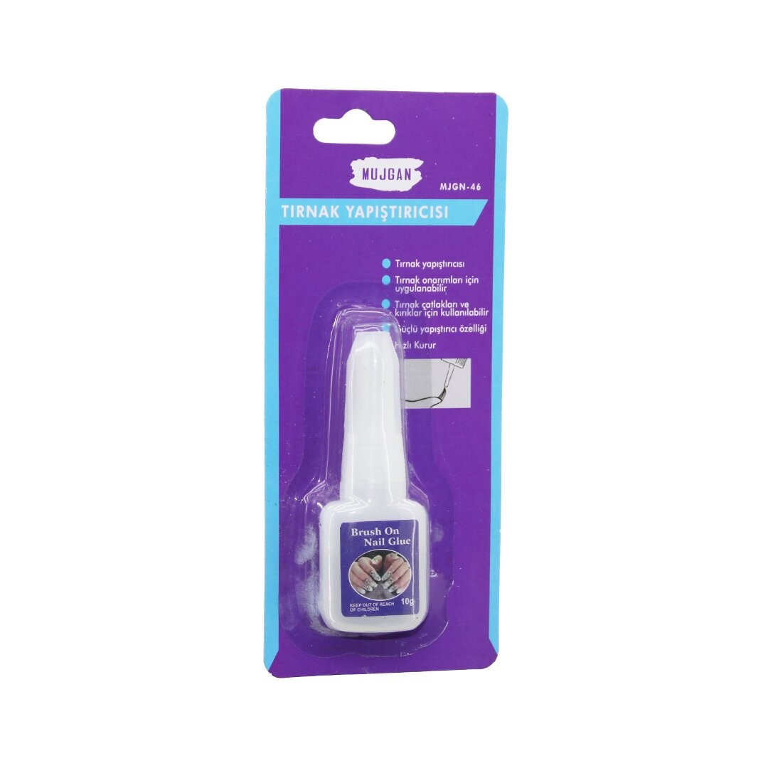 Mujgan Mjgn-46 Tırnak Yapıştırıcısı ( 10gr ) ( Brush On Nail Glue )*12x100