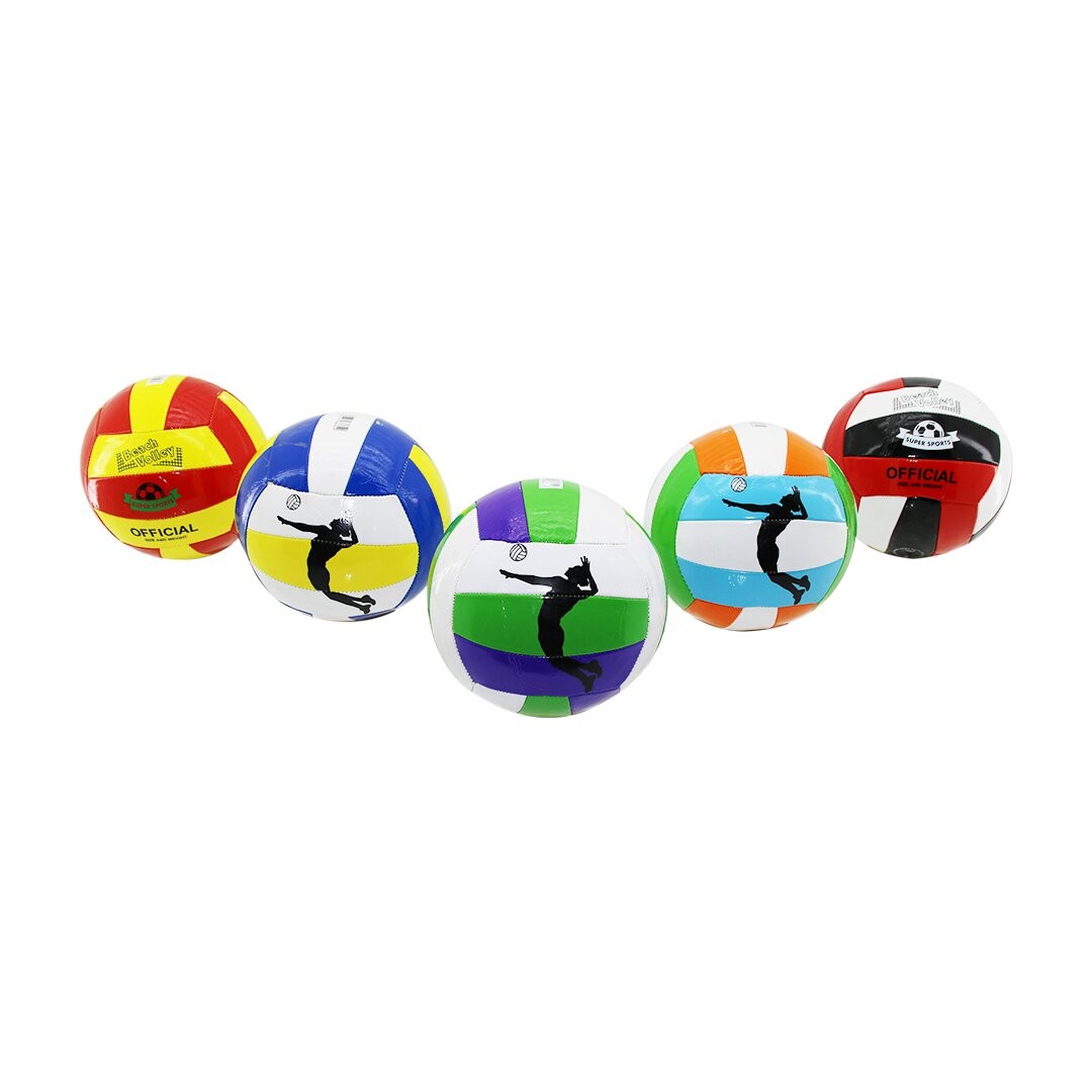 Beach Volley Super Sports ( Voleybol ) Topu Dikişli & Renkli*100