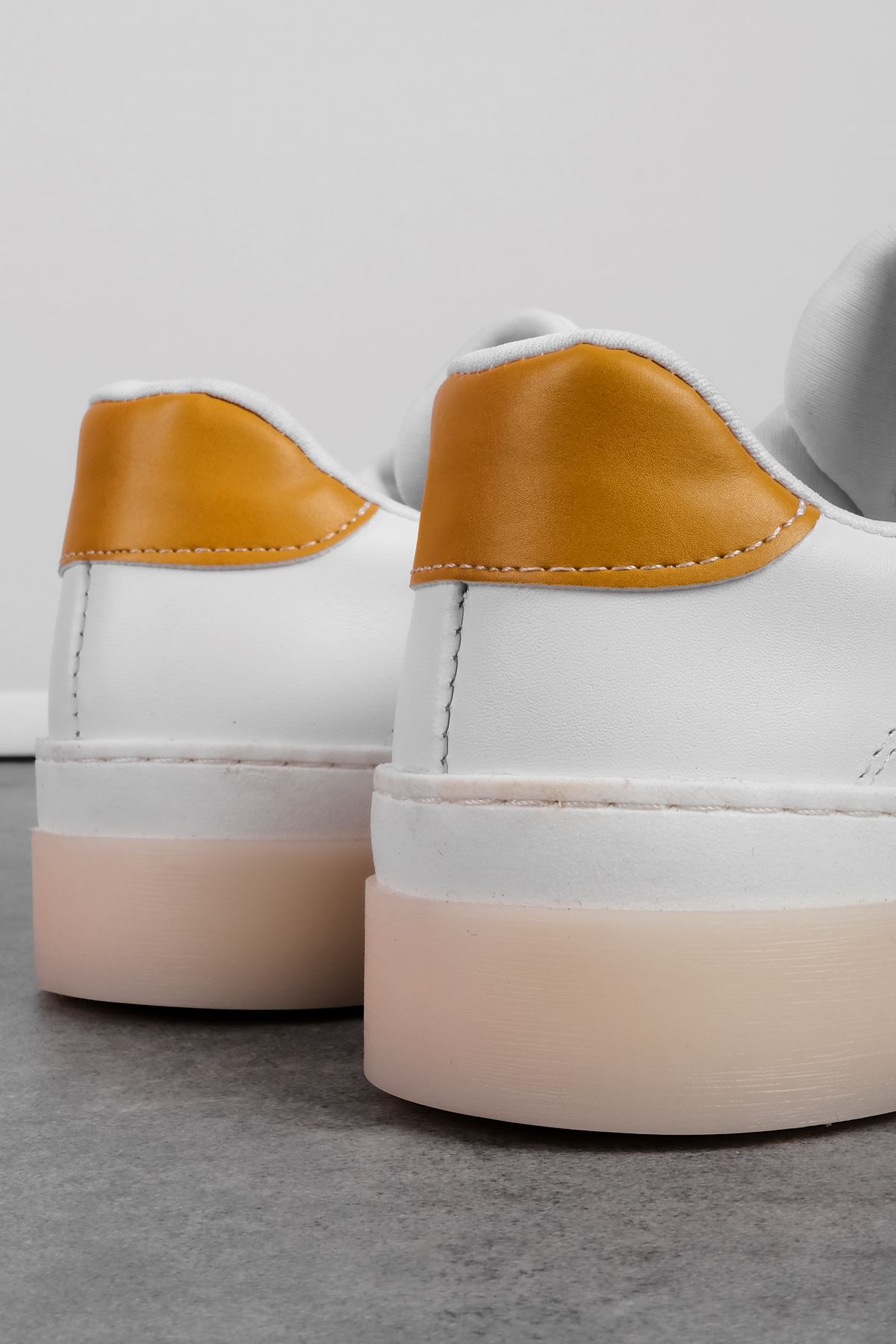 Walky Kadın Hakiki Deri Günlük Spor Ayakkabı Sneaker 4159 - Sarı