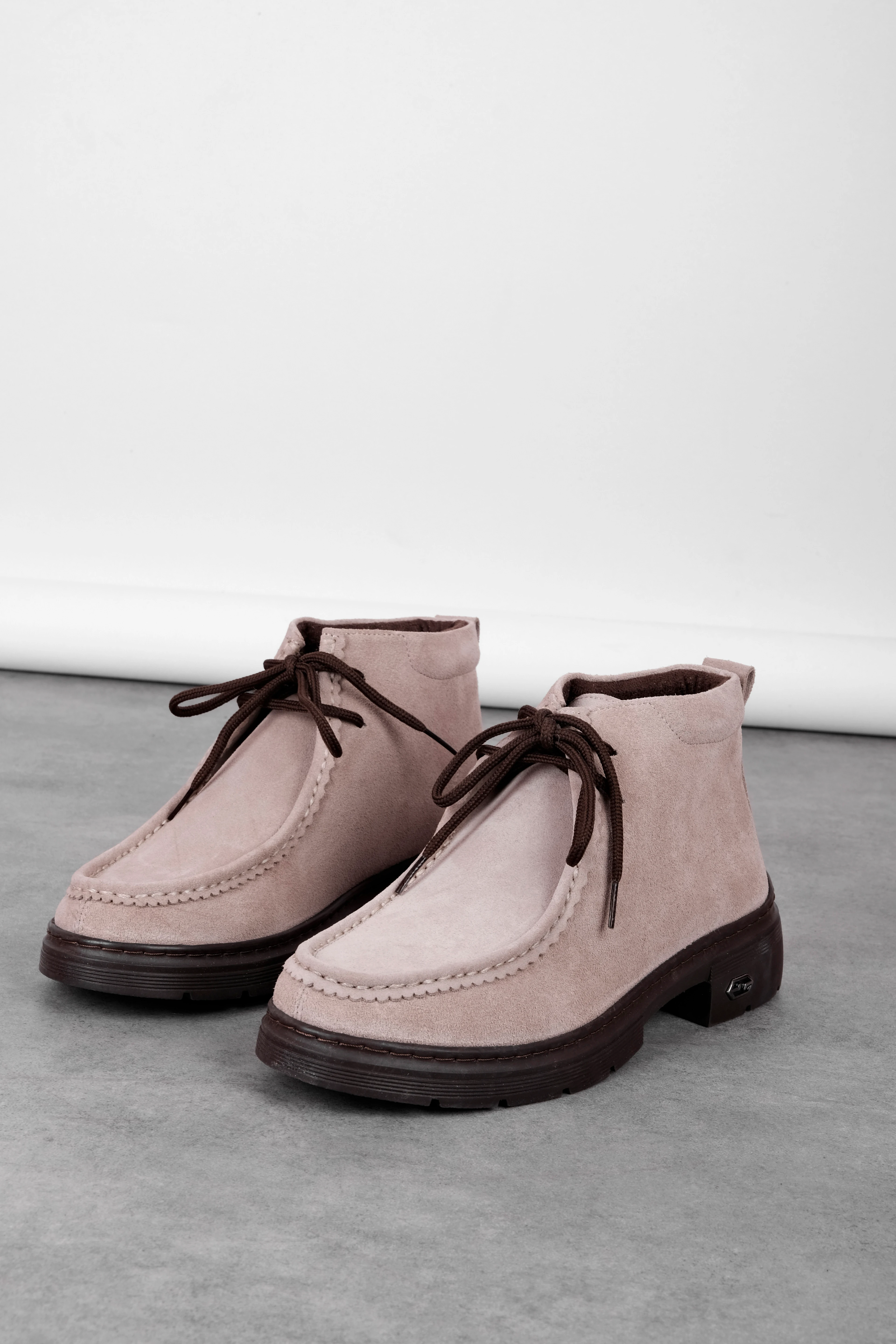 Phoy Kadın Hakiki Deri Golfy Bilek Boy Bot 4281 - S.KREM