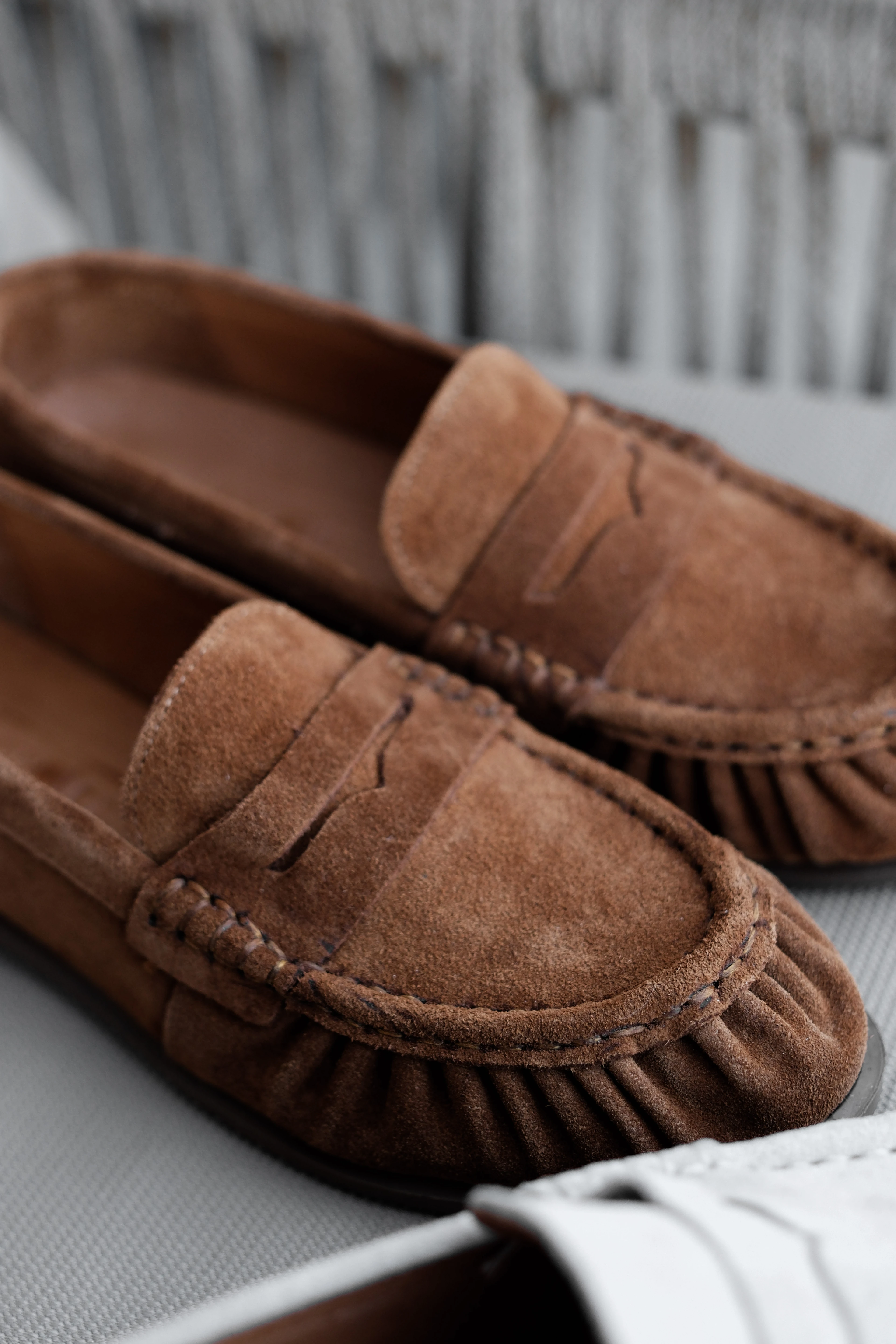 Alisy Kadın Hakiki Süet Deri Babet Ayakkabı 4227 - Taba