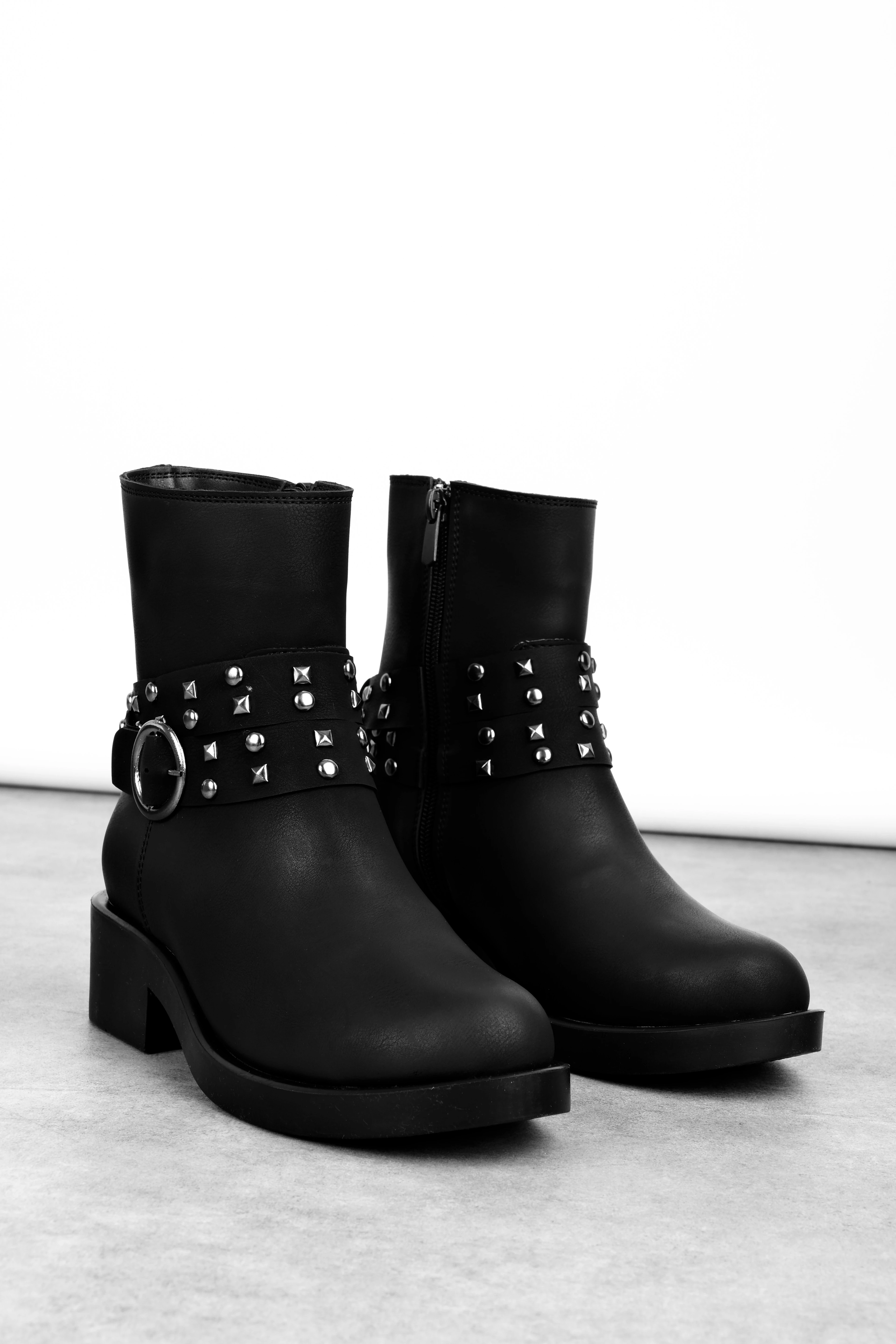 Lity Kadın Kemer Tokalı Topuklu Bot 4299