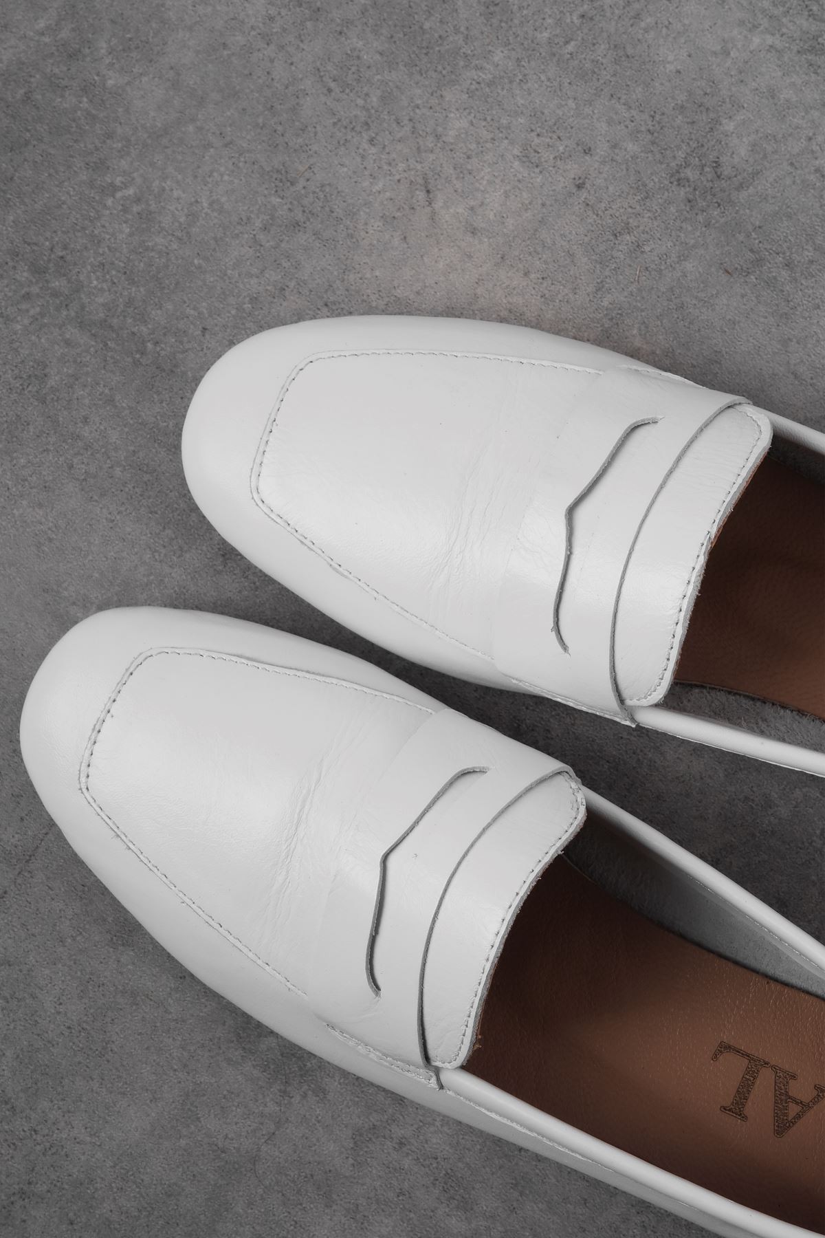 Villy Kadın Hakiki Deri Detaylı Babet Ayakkabı Loafer 3774