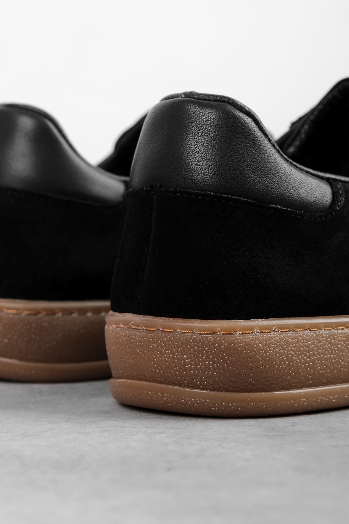 Bresy Kadın Hakiki Deri Bağcıklı Günlük Ayakkabı Sneaker 3900 - Siyah