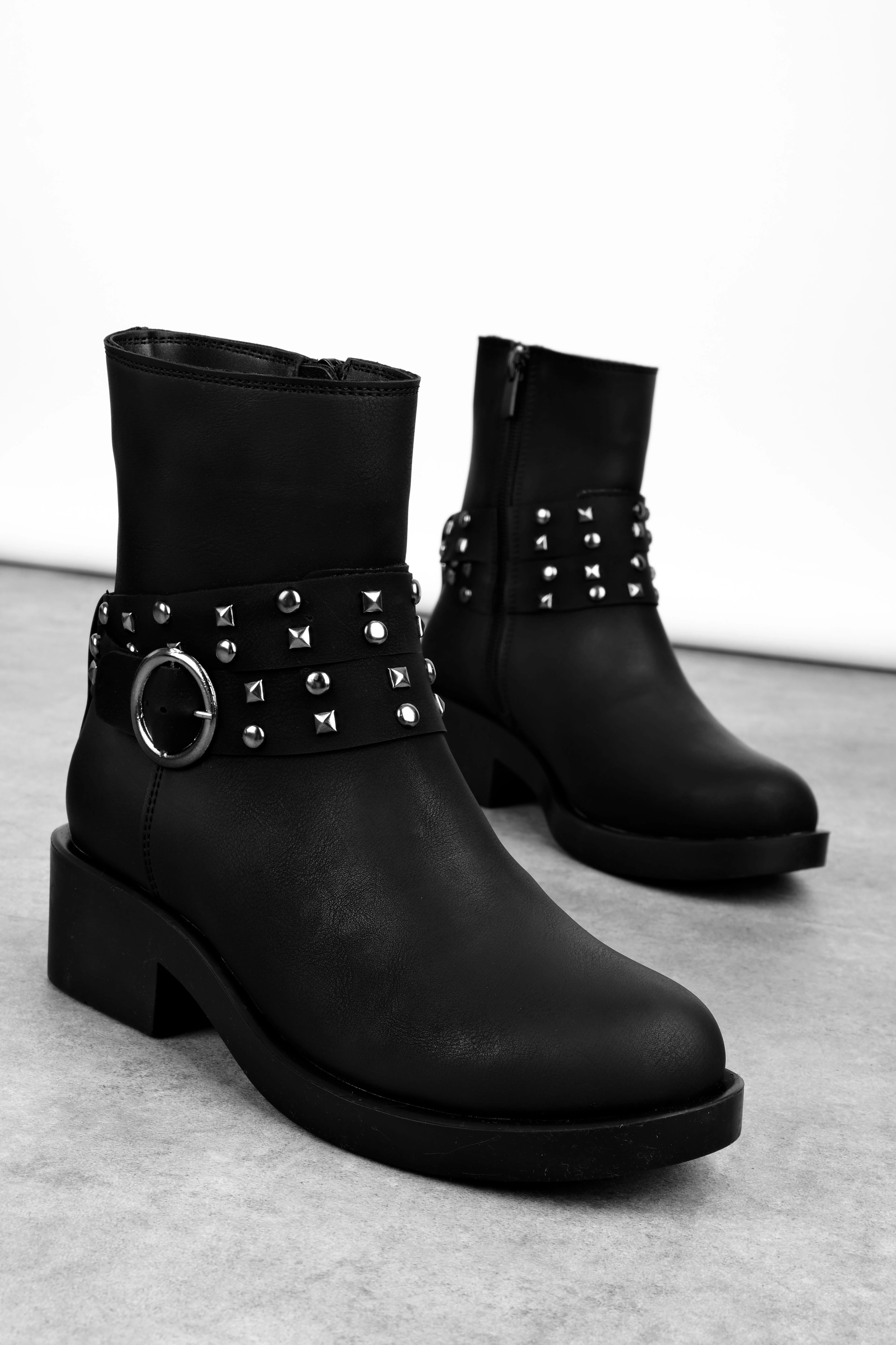 Lity Kadın Kemer Tokalı Topuklu Bot 4299