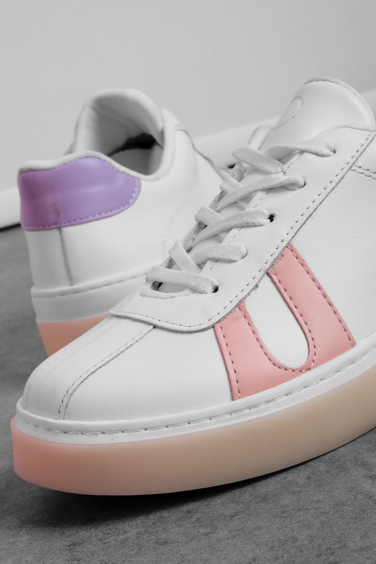 Walky Kadın Hakiki Deri Günlük Spor Ayakkabı Sneaker 4159 - Lila