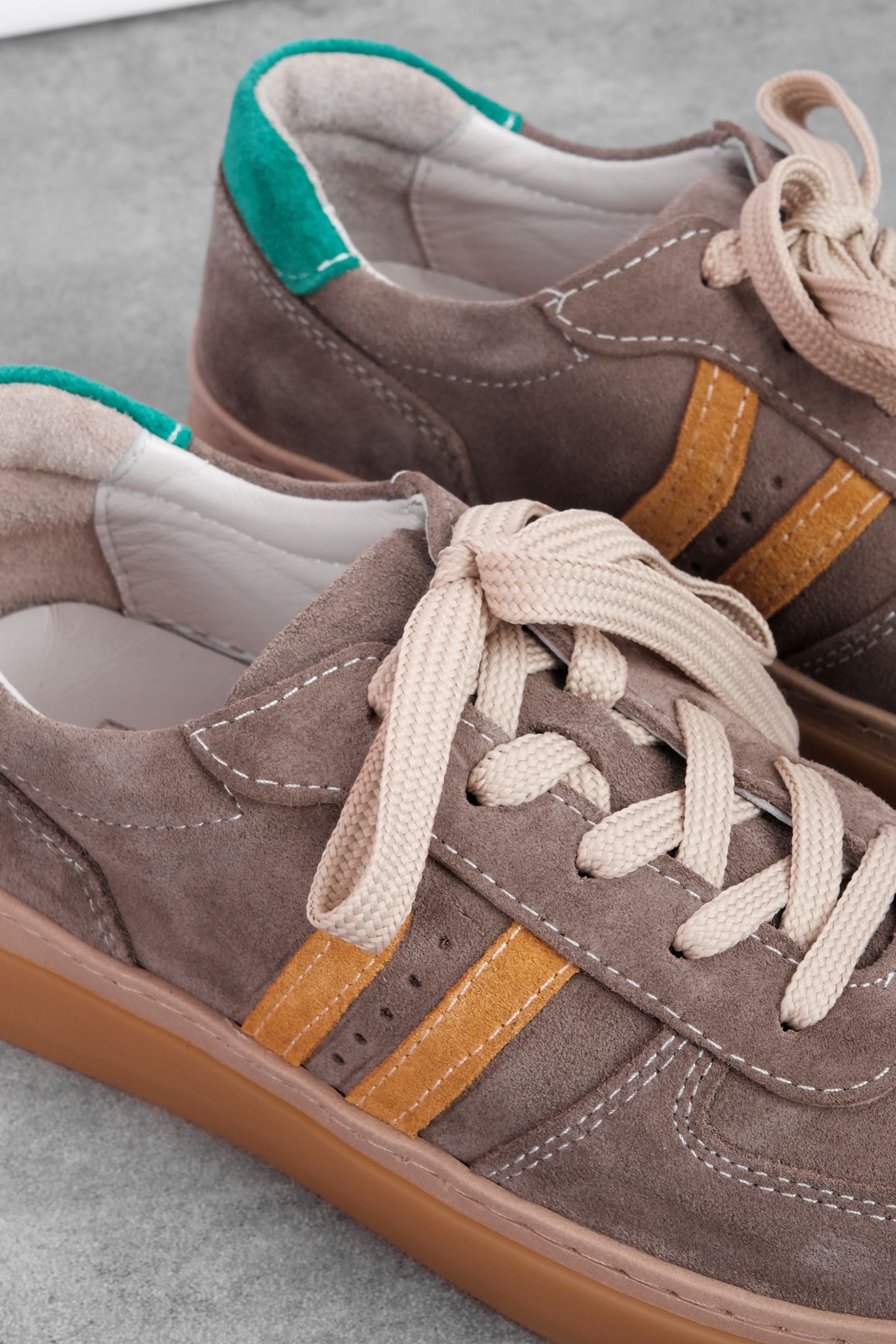Alicy Kadın Hakiki Deri Bağcıklı Spor Ayakkabı Sneaker 4155