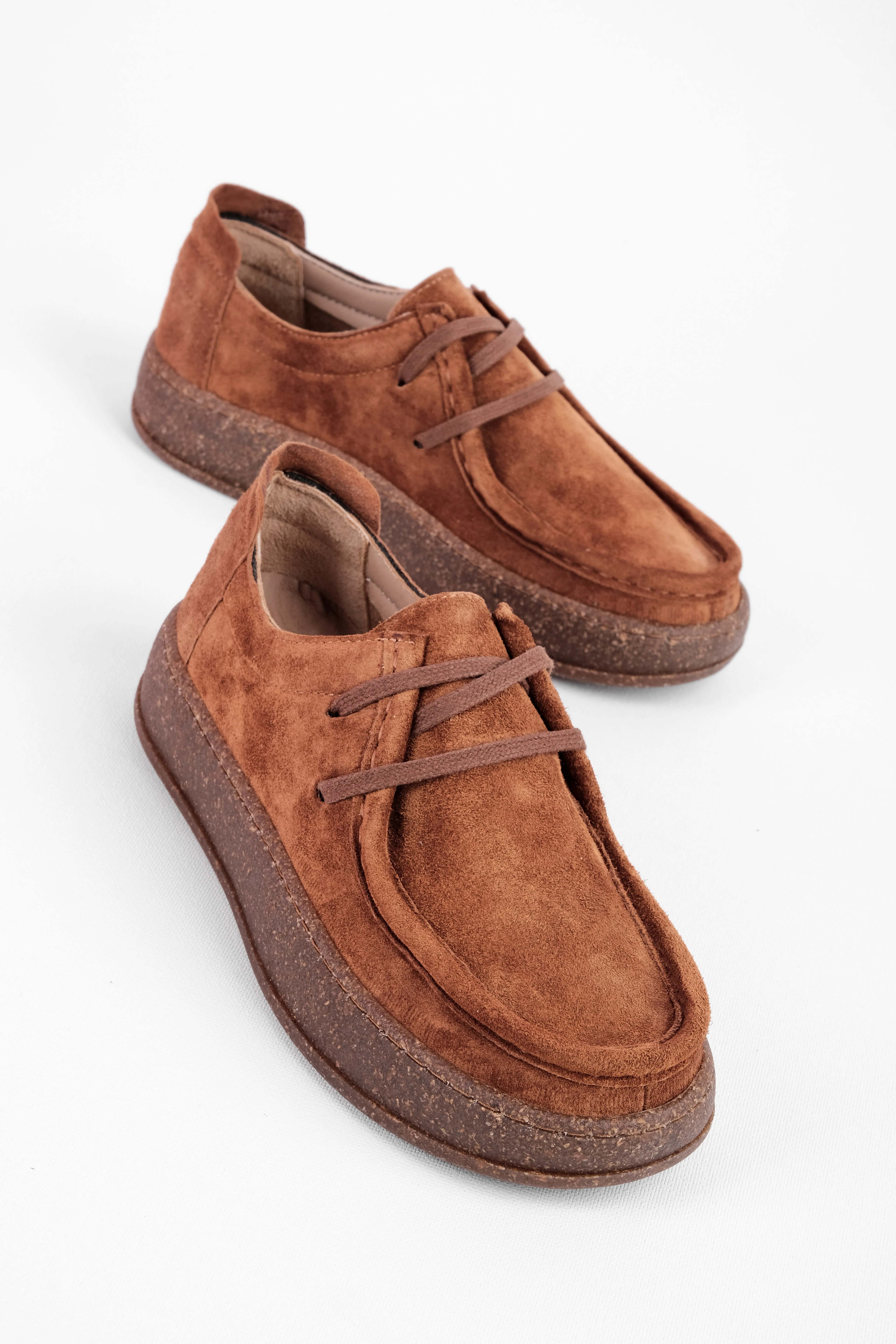 Pamy Kadın Hakiki Deri Günlük Casual Loafer Ayakkabı 4292 - S. Taba