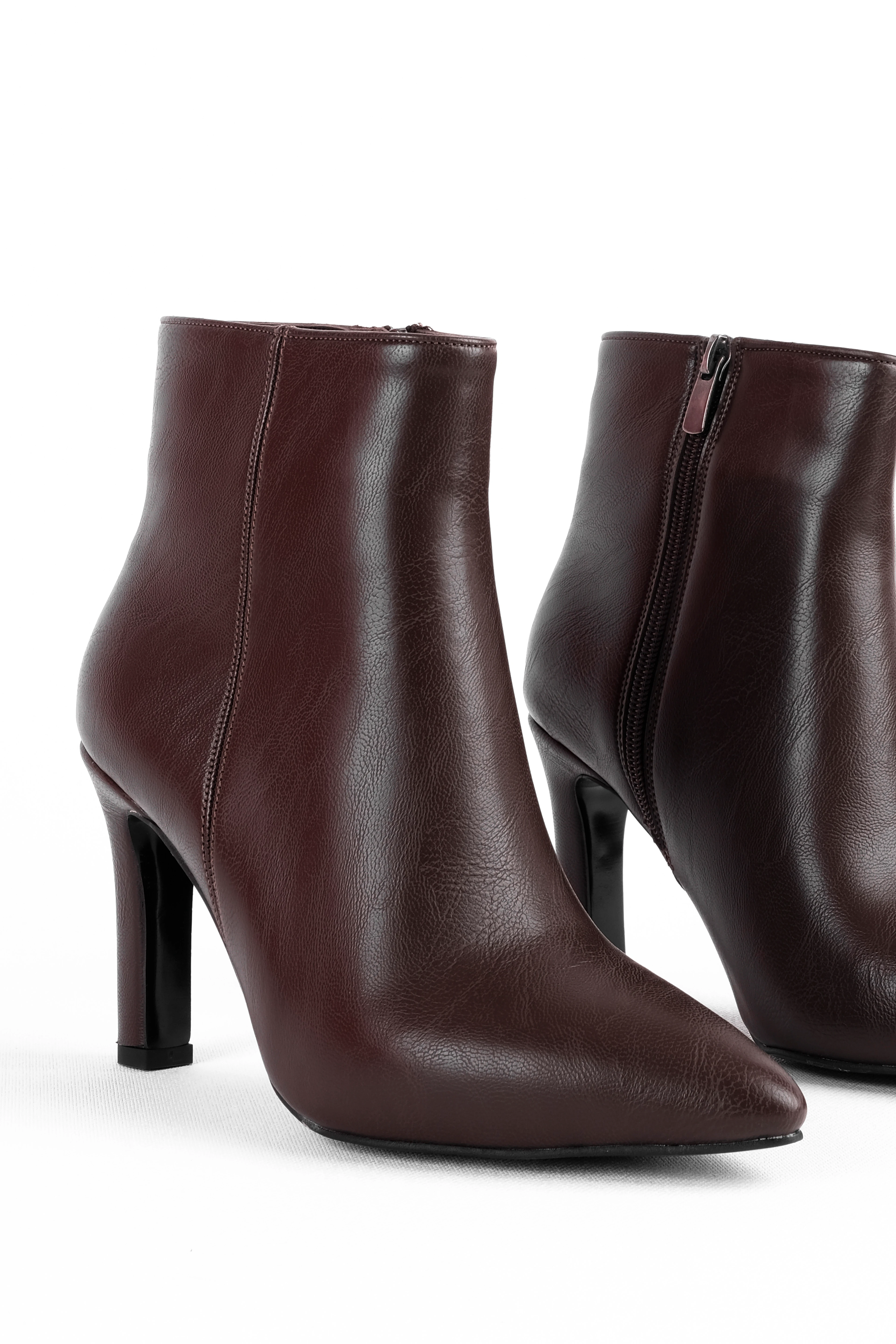 Scarley Kadın İnce Topukllu Bot 1610 - Kahverengi