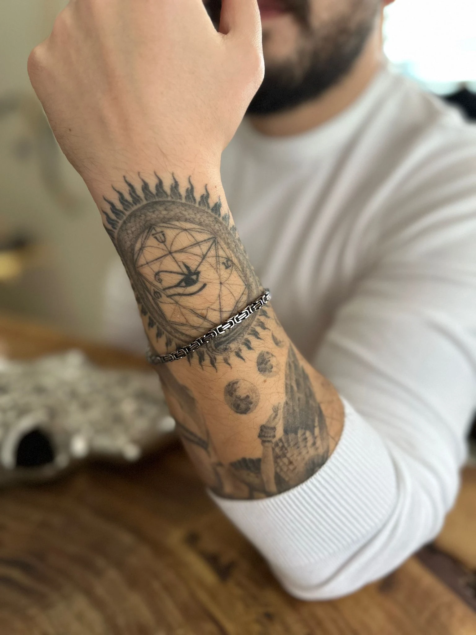 316L İtalyan Kararmaz Çelik Erkek Bileklik