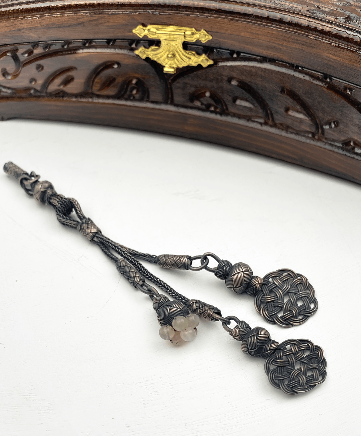 1000 Ayar Gümüş Kazaz Tesbih Püskülü