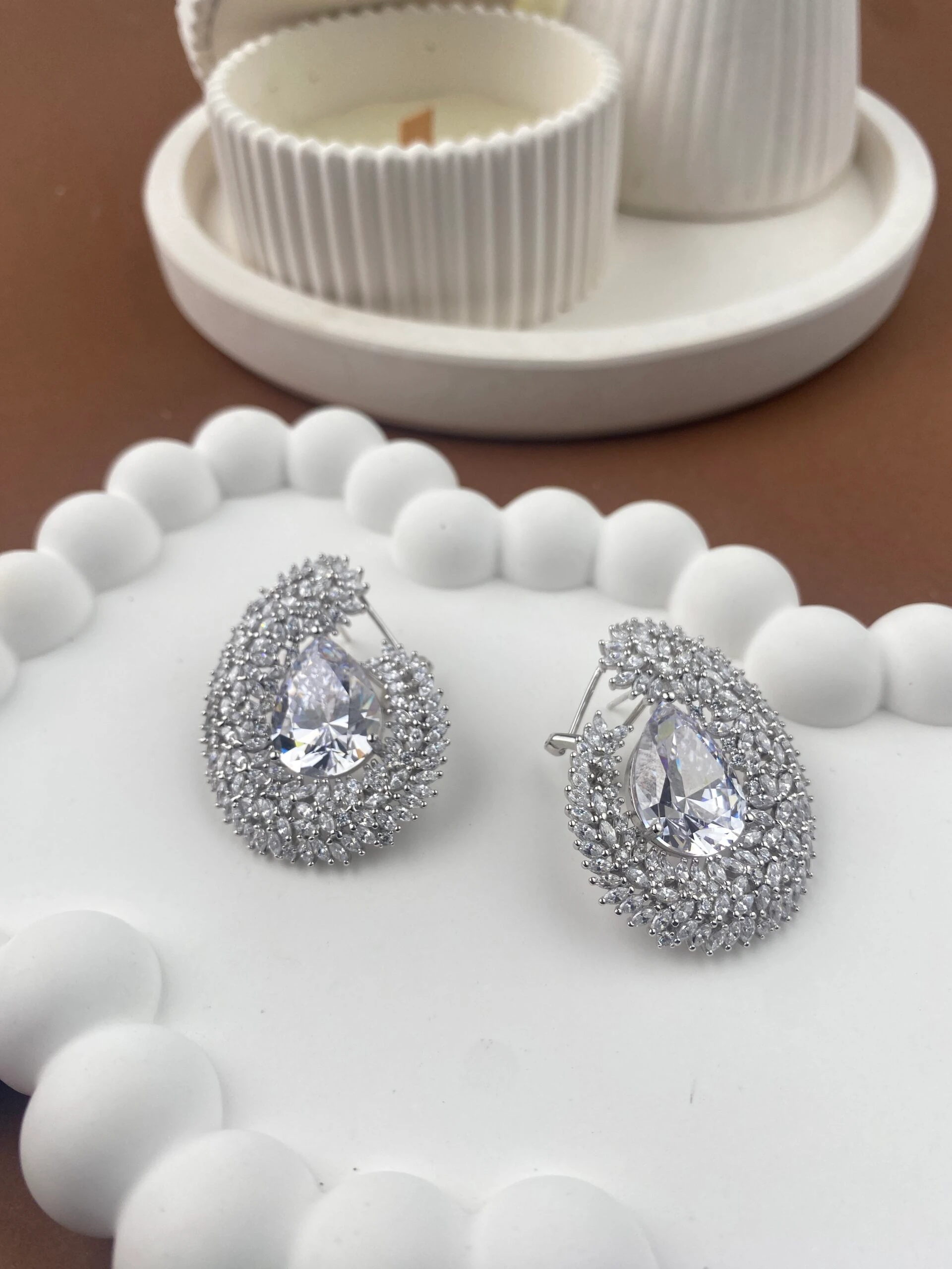 925 Ayar Kadın İthal Gümüş Küpe