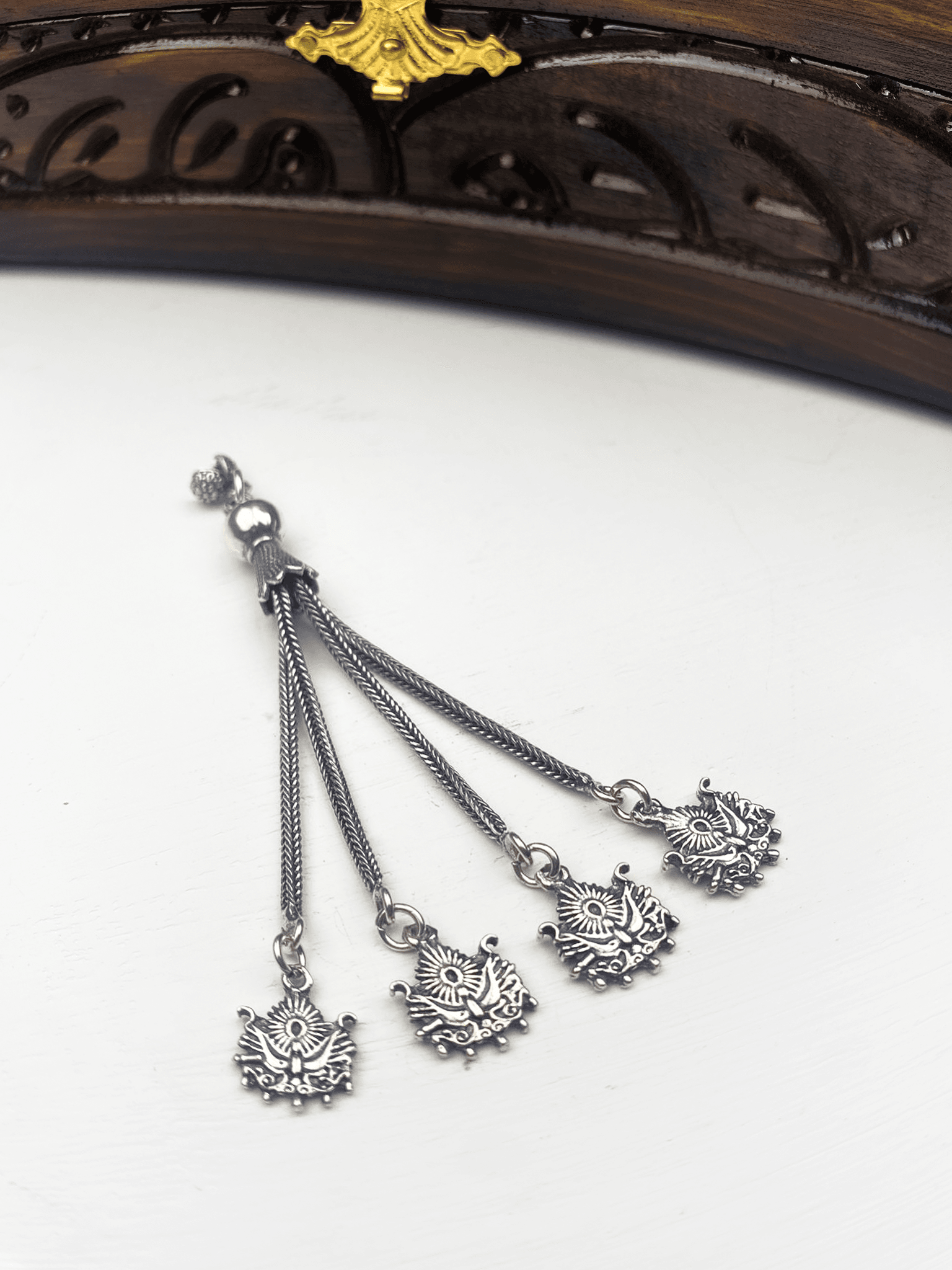 925 Ayar Gümüş (Silver) Tesbih Püskülü