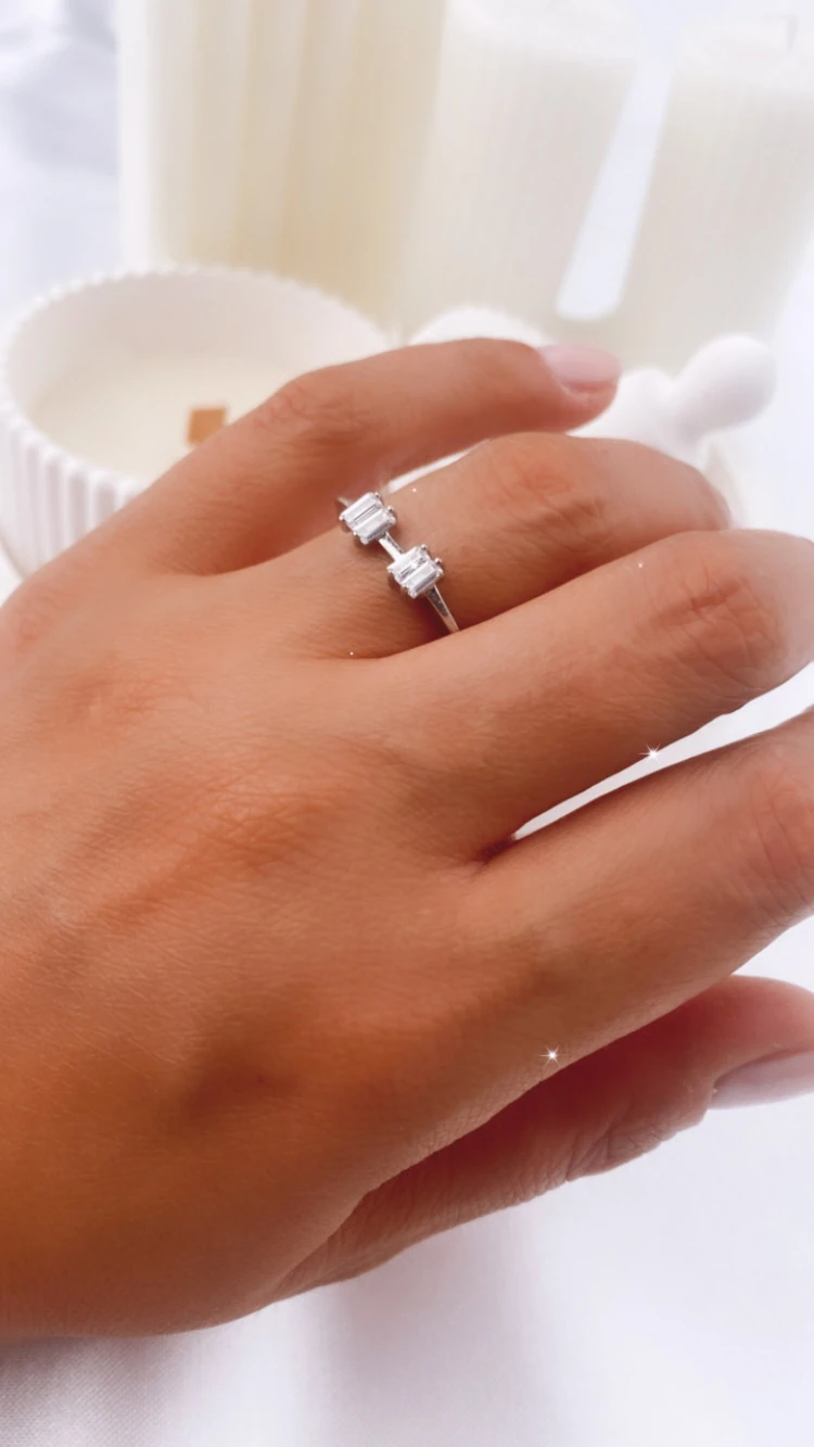 925 Ayar Kadın Gümüş (Silver) Yüzük