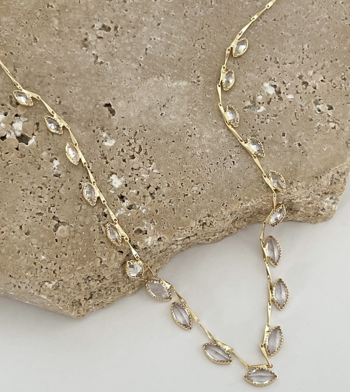 14K İthal Kararmaz Kadın Çelik Kolye