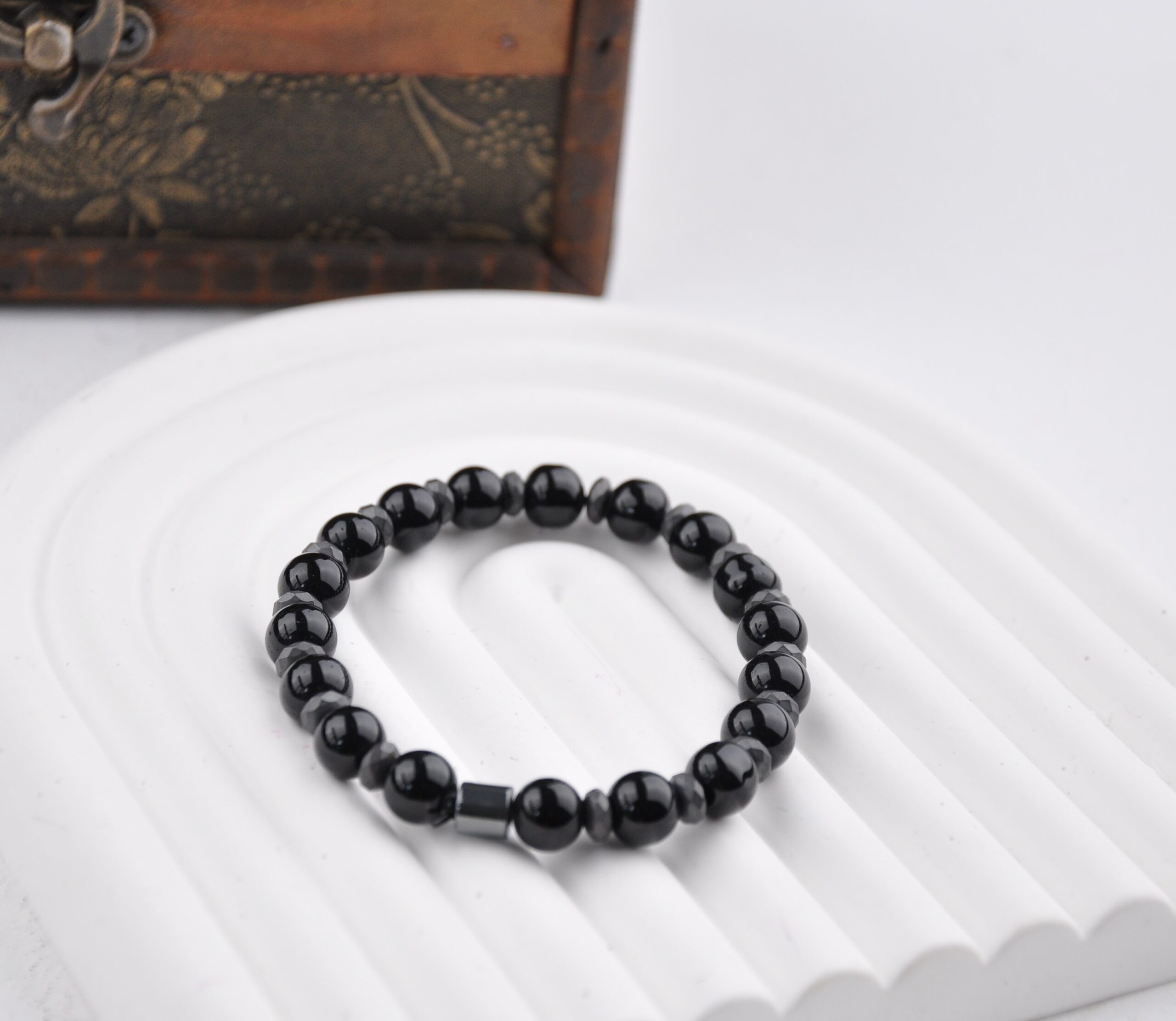 10 MM Onix Doğal Taş Unisex Bileklik