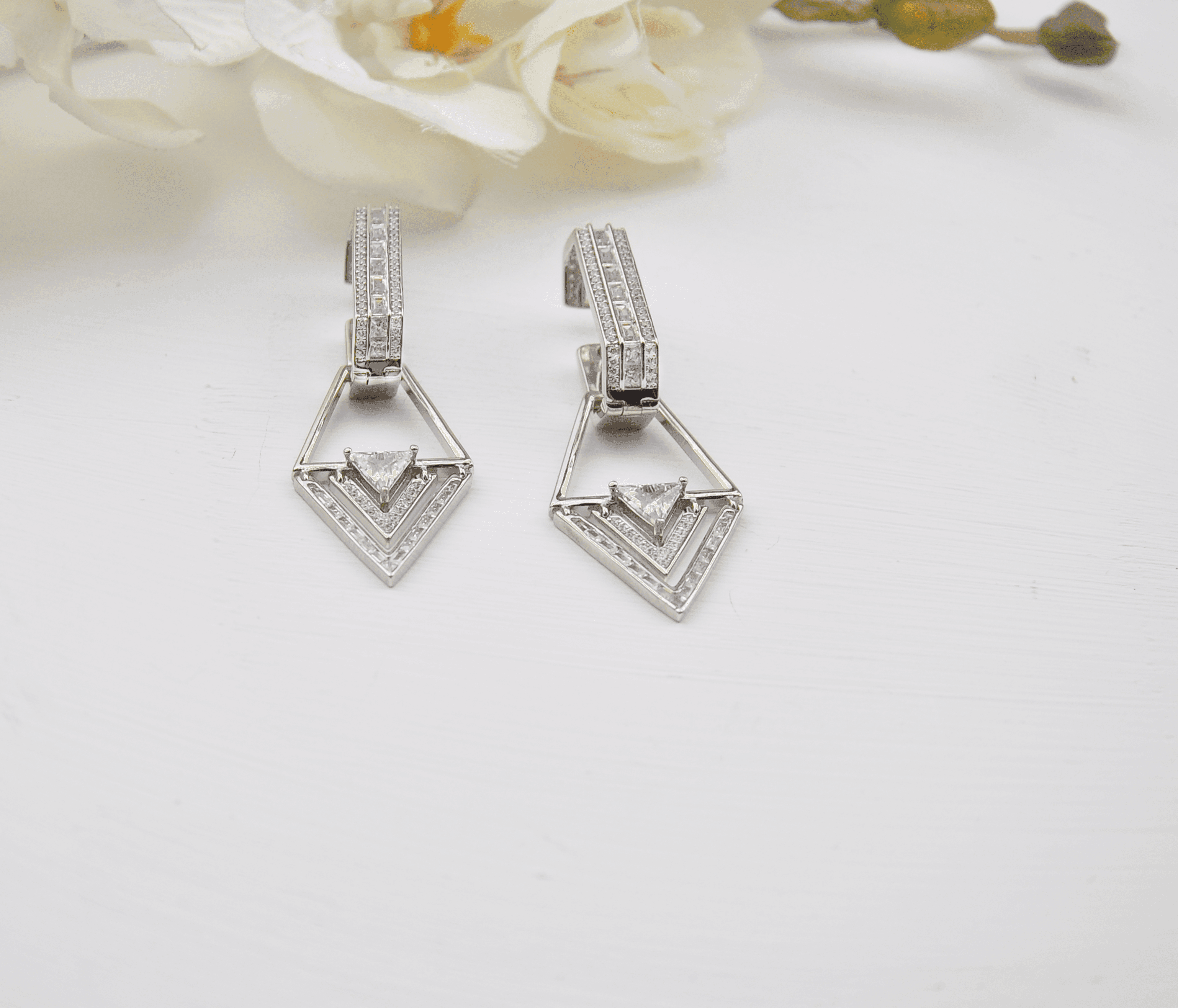 925 Ayar Kadın Gümüş (Silver) Küpe