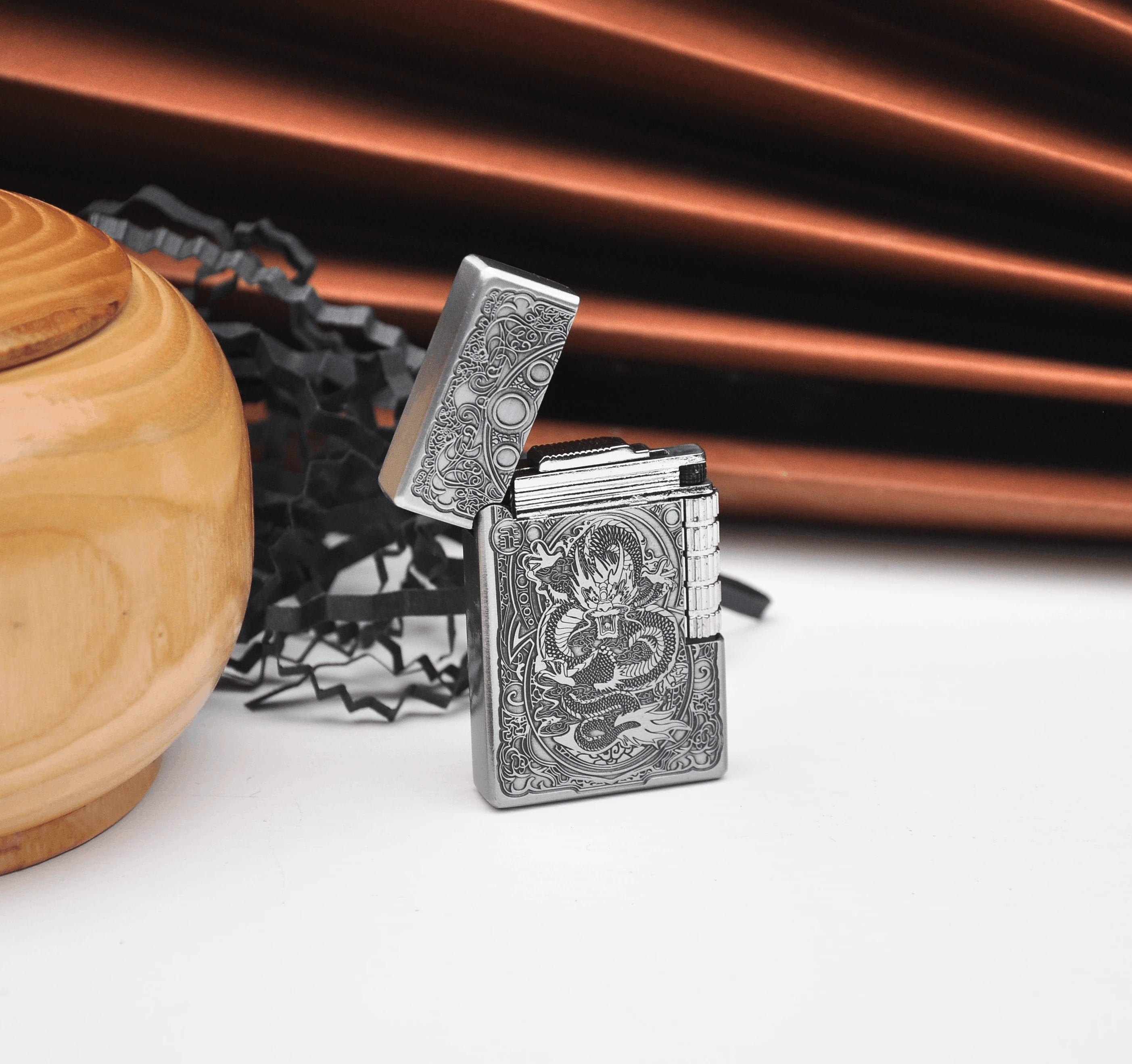 Kabartmalı Lüks Gazlı Çakmak